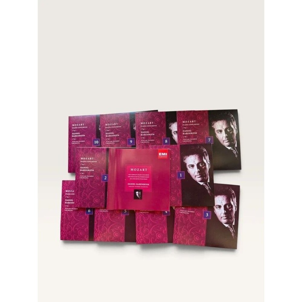 Vintage Mozart Complete Piano Concertos Daniel Barenboim EMI 10 CD Box Set